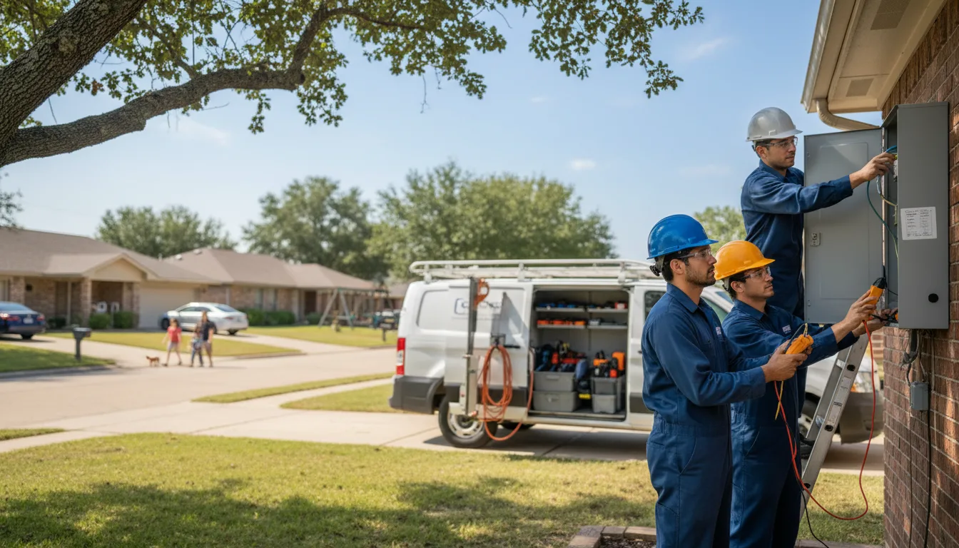 Certified electrician providing emergency electrical services in Defiance, IA